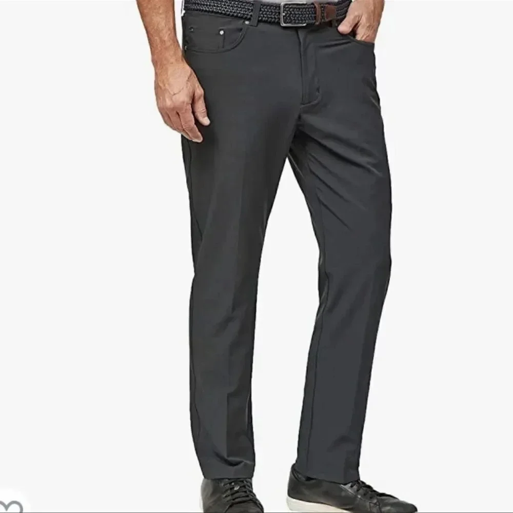 Greg Norman ultimate five pocket pant Cream